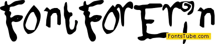 Font for Erin Font