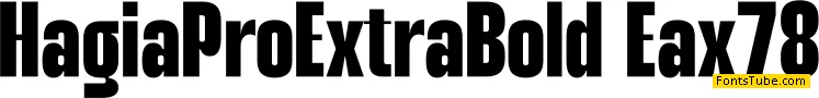 Hagia Pro Extra Bold