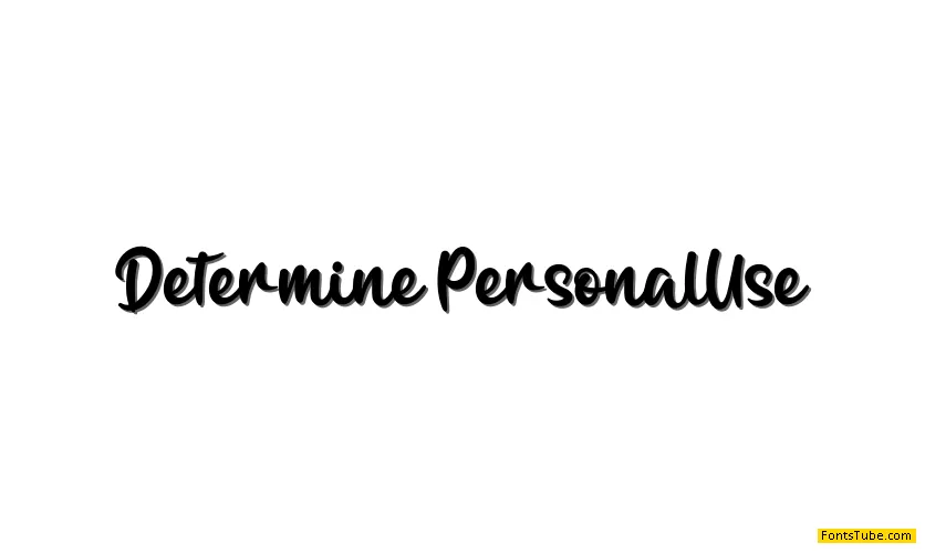 Determine Font