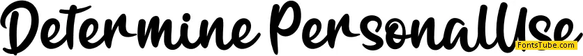 Determine Font