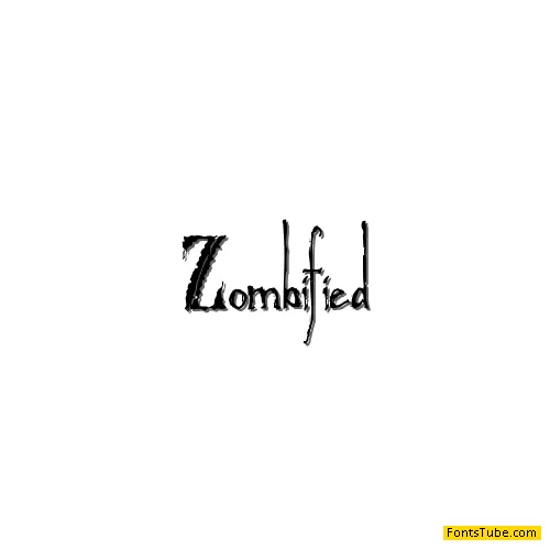 Zombified Font