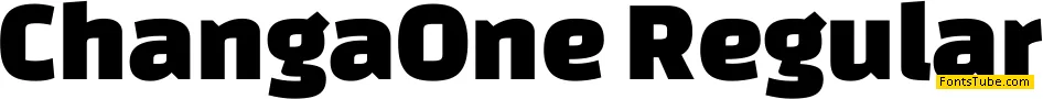 Changa One Font Family