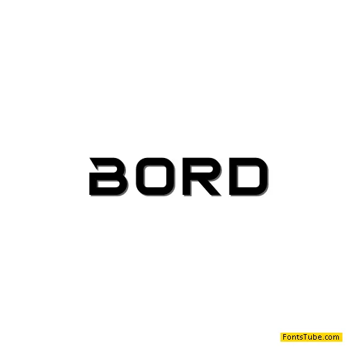 Bord Demo Font