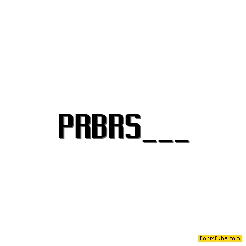 Prussian Brew Solid Font