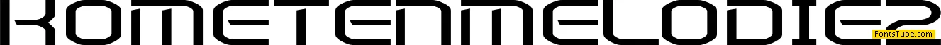Kometenmelodie 2 Font