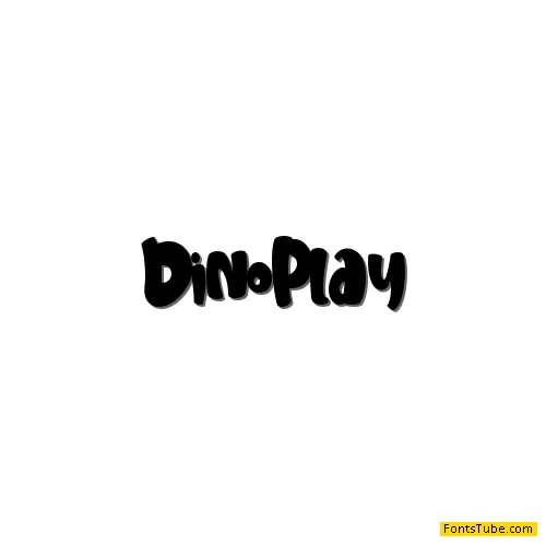 DinoPlay - personal use Font
