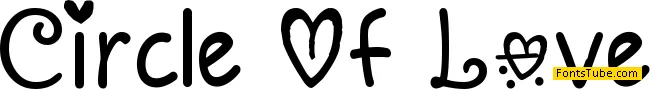 Circle Of Love Font