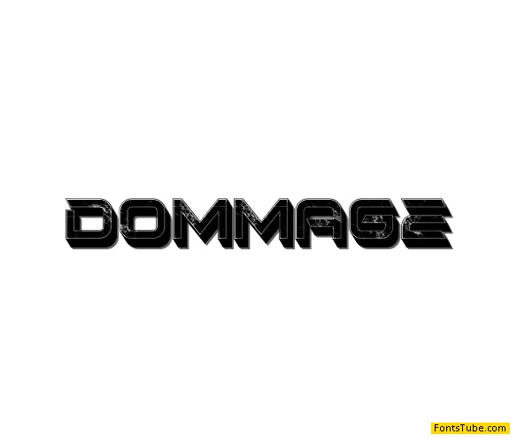 Dommage Font