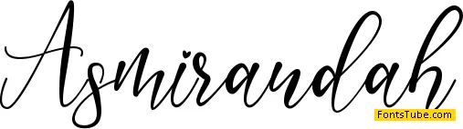 asmirandah Font