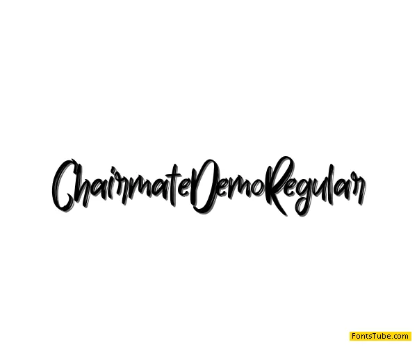 Chairmate Demo Font