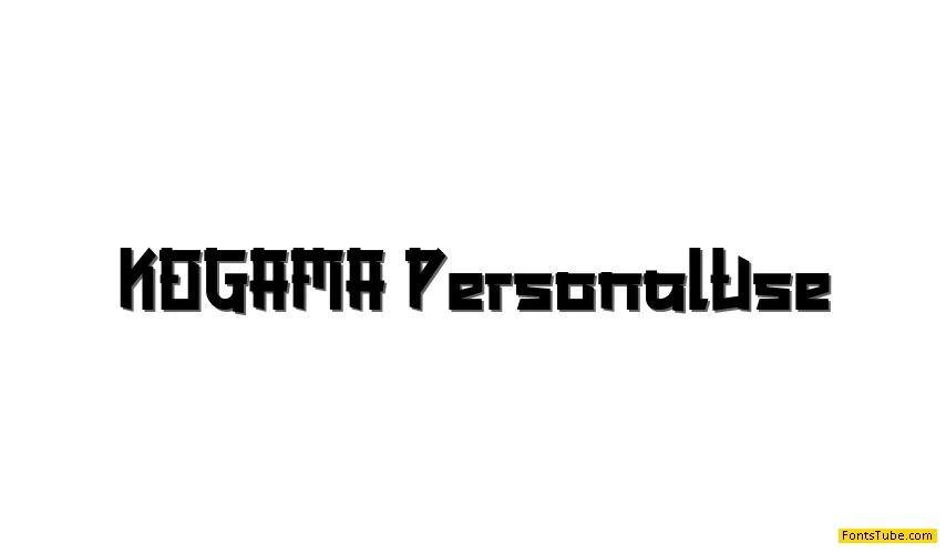 KOGAMA Font