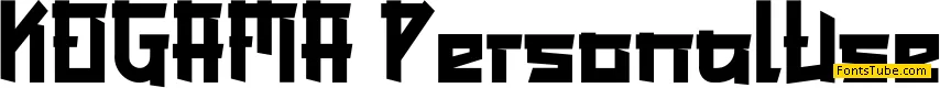 KOGAMA Font