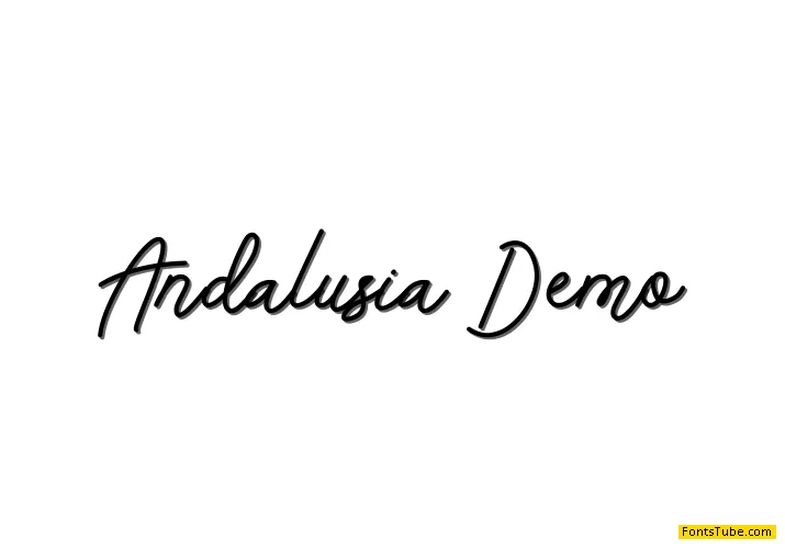 Andalusia Demo Font