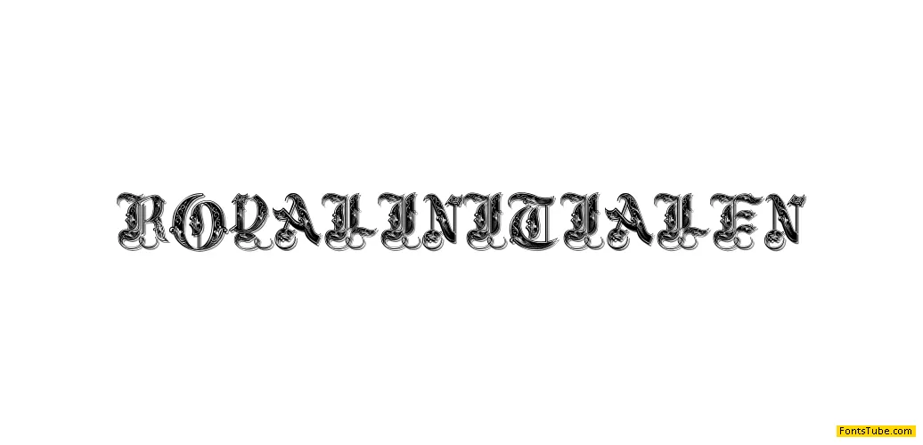 Royal Initialen Font