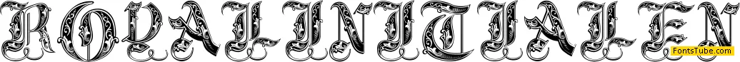 Royal Initialen Font