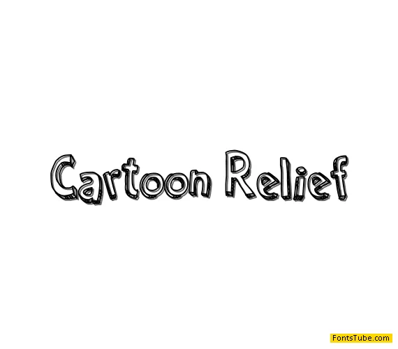 Cartoon Relief Font