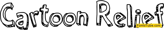 Cartoon Relief Font
