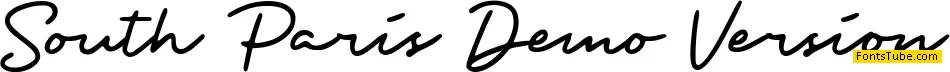 South Paris Demo Version Font