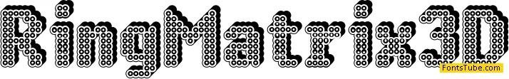 Ring Matrix Font Family