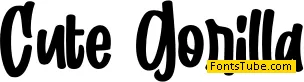 Cute Gorilla Font