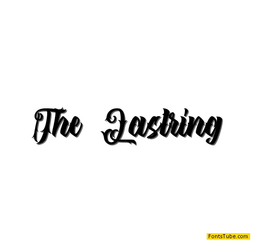 The Lastring Font