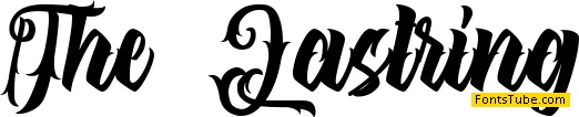 The Lastring Font