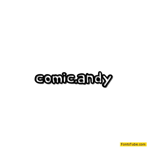 comic andy Font