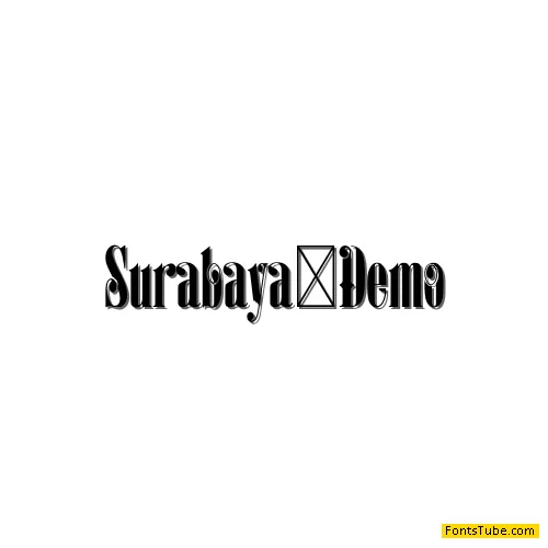 Surabaya Demo Font