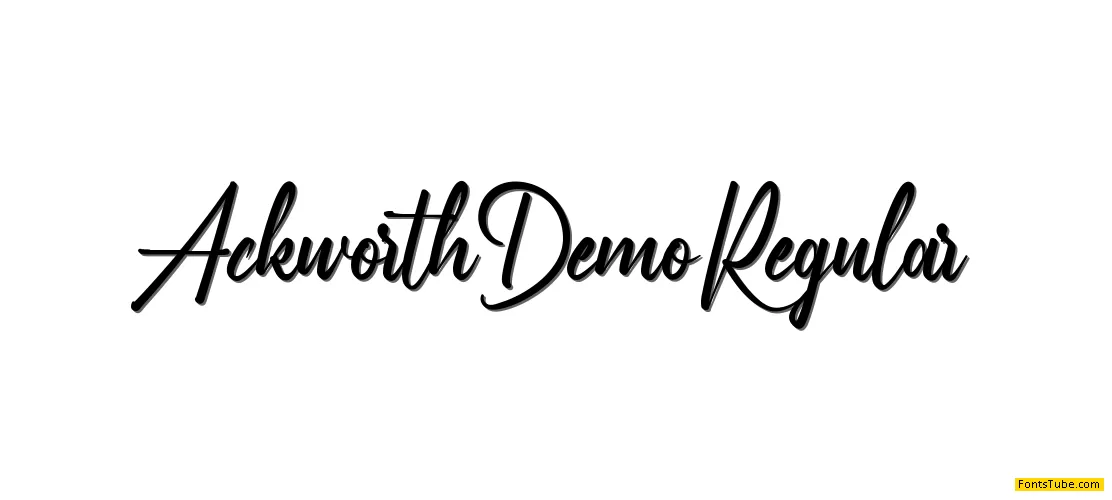 Ackworth Demo Font