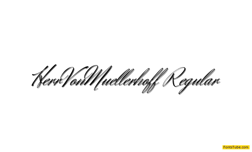 Herr Von Muellerhoff Font