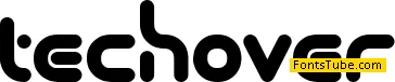 techno overload Font