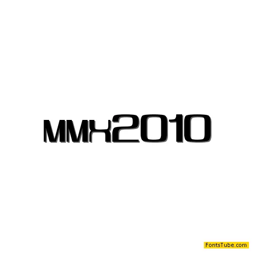MMX2010 Font