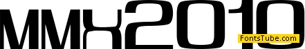 MMX2010 Font