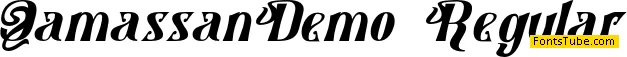 Qamassan-Demo Font Family
