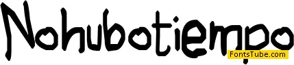 No hubo Tiempo Font