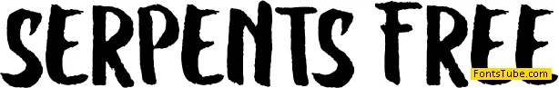 SERPENTS FREE Font