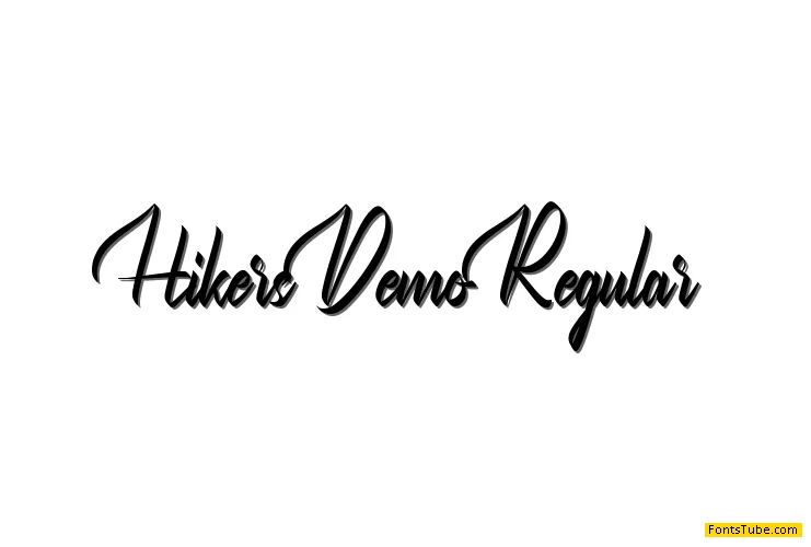Hikers Demo Font