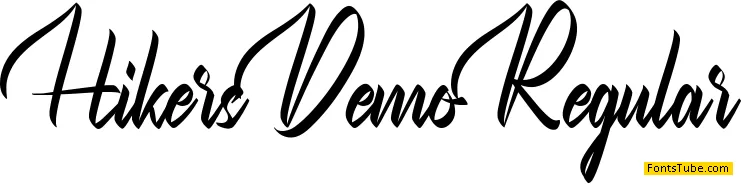 Hikers Demo Font