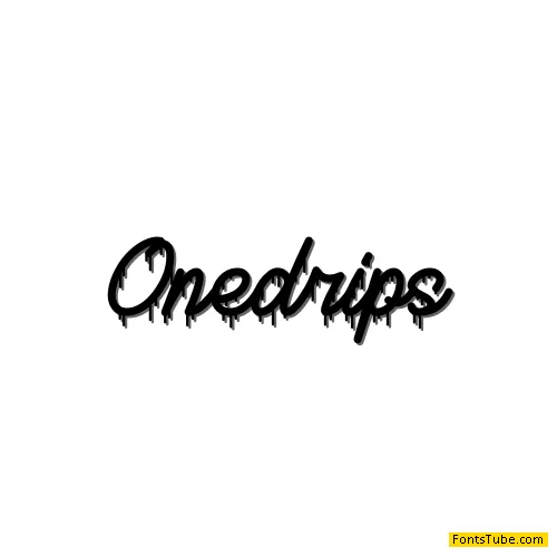 Onedrips Font