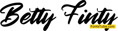 Betty Finty Font