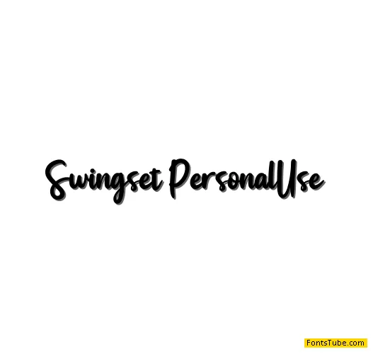 Swingset Font