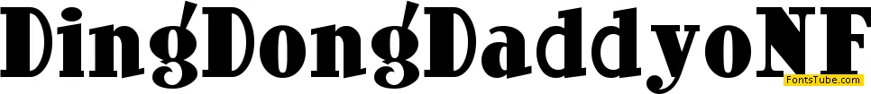 Ding Dong Daddyo NF Font