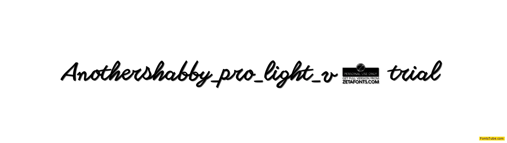 Another shabby Font Family