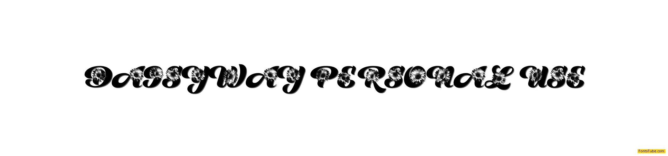 DAISYWAY PERSONAL USE Font