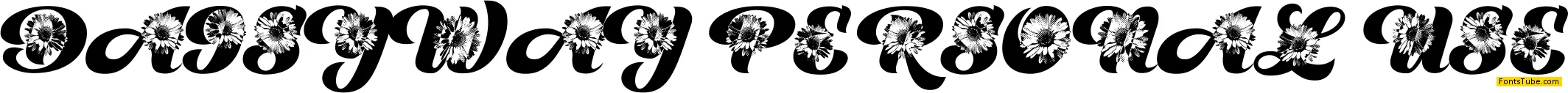DAISYWAY PERSONAL USE Font