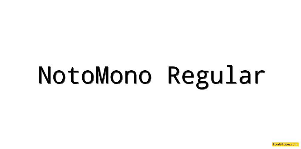 Noto Mono Font