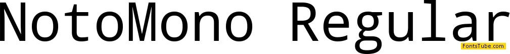 Noto Mono Font