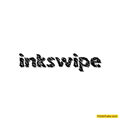Ink Swipes BRK Font