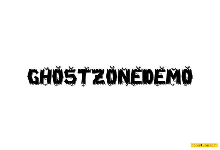 Ghost Zone - Personal Use Font