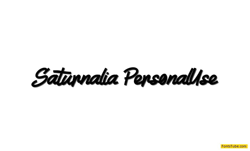 Saturnalia Font